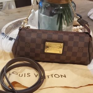 Authentic Louis vuitton eva clutch/crossbody bag